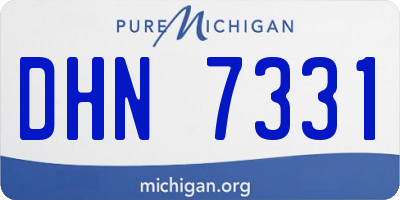 MI license plate DHN7331