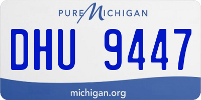 MI license plate DHU9447
