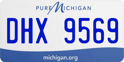 MI license plate DHX9569