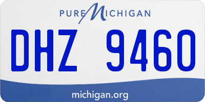 MI license plate DHZ9460