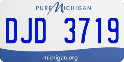 MI license plate DJD3719