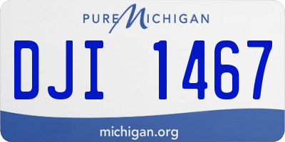 MI license plate DJI1467