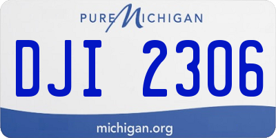 MI license plate DJI2306