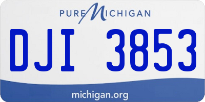 MI license plate DJI3853