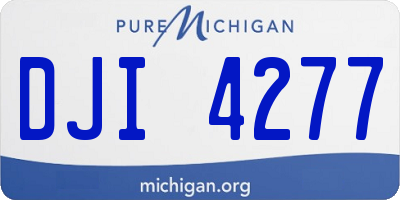 MI license plate DJI4277