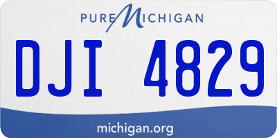 MI license plate DJI4829