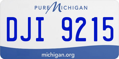 MI license plate DJI9215