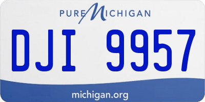 MI license plate DJI9957
