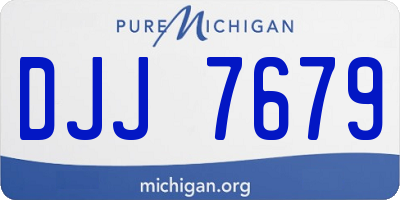 MI license plate DJJ7679
