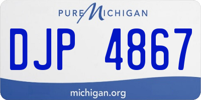 MI license plate DJP4867
