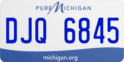 MI license plate DJQ6845