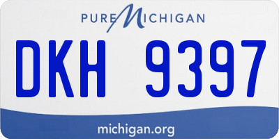 MI license plate DKH9397