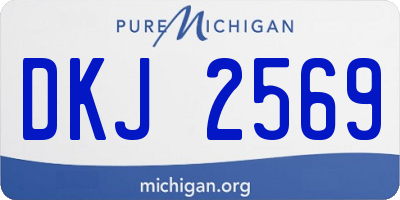 MI license plate DKJ2569