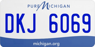 MI license plate DKJ6069
