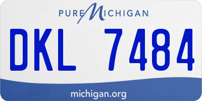 MI license plate DKL7484