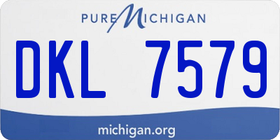MI license plate DKL7579