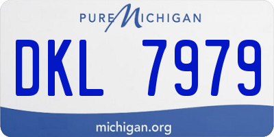 MI license plate DKL7979