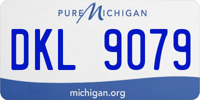 MI license plate DKL9079