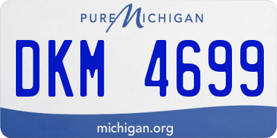 MI license plate DKM4699