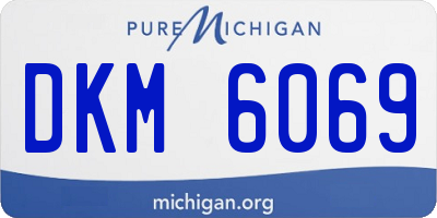 MI license plate DKM6069