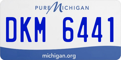MI license plate DKM6441