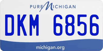 MI license plate DKM6856