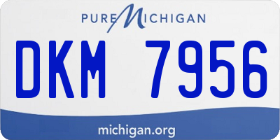 MI license plate DKM7956