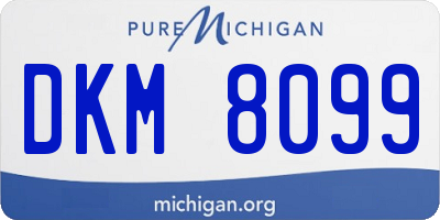 MI license plate DKM8099