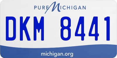 MI license plate DKM8441