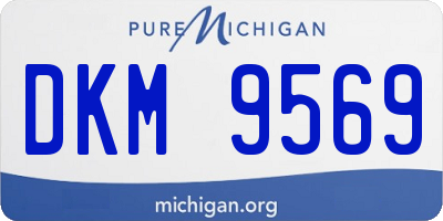 MI license plate DKM9569