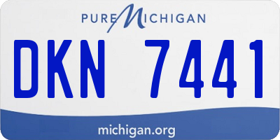 MI license plate DKN7441