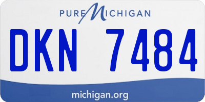 MI license plate DKN7484