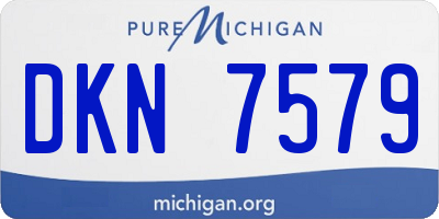 MI license plate DKN7579