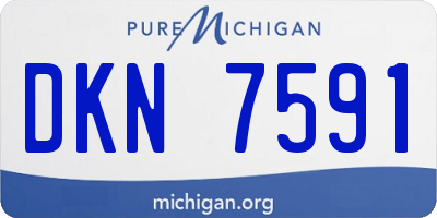 MI license plate DKN7591