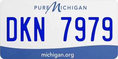 MI license plate DKN7979
