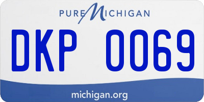 MI license plate DKP0069