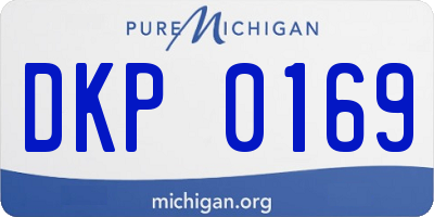 MI license plate DKP0169