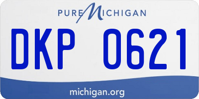 MI license plate DKP0621