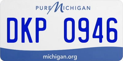 MI license plate DKP0946