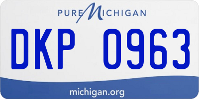 MI license plate DKP0963