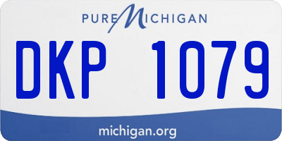 MI license plate DKP1079
