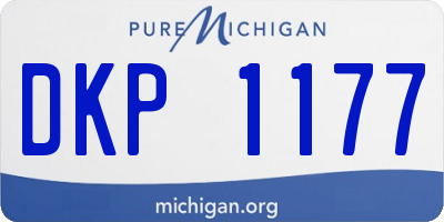 MI license plate DKP1177