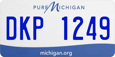 MI license plate DKP1249