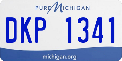 MI license plate DKP1341