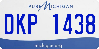 MI license plate DKP1438