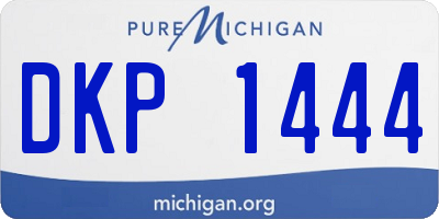 MI license plate DKP1444