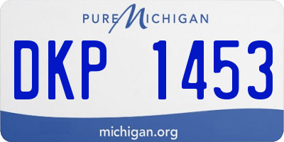 MI license plate DKP1453