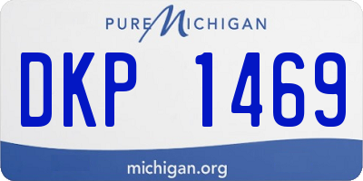 MI license plate DKP1469