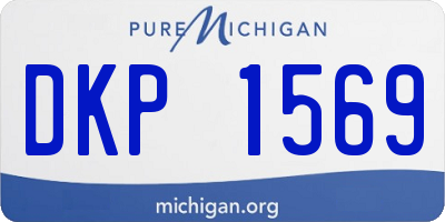 MI license plate DKP1569