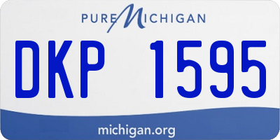MI license plate DKP1595
